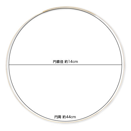 ワイヤーネックレス 細大 ロジウムカラー