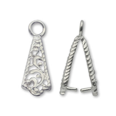 A ring with ring rhodium color