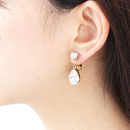 イヤリング ネジバネネジ切カン付 ゴールド