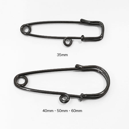 Middle volume Kabuto pin 1 ring rhodium color