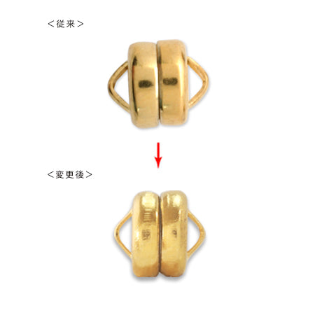 マグネットクラスプ No.10 ロジウムカラー