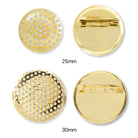 シャワーブローチ ゴールド