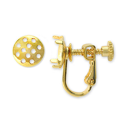 イヤリング 土台 WGK14 14金 スクリュータイプイヤリング土台 フープ