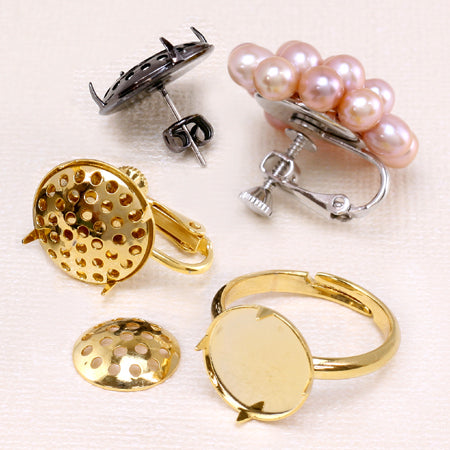 イヤリング シャワー 金古美