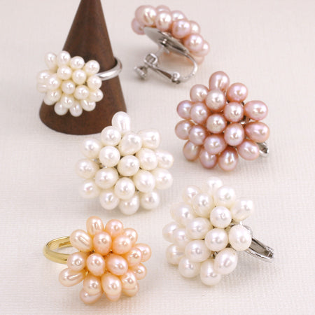 イヤリング シャワー 金古美