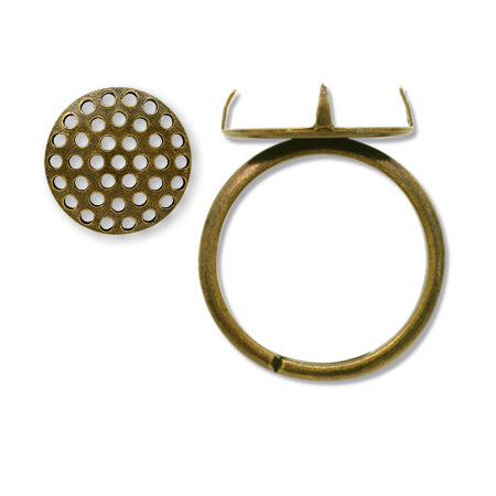 リング台 シャワー 金古美