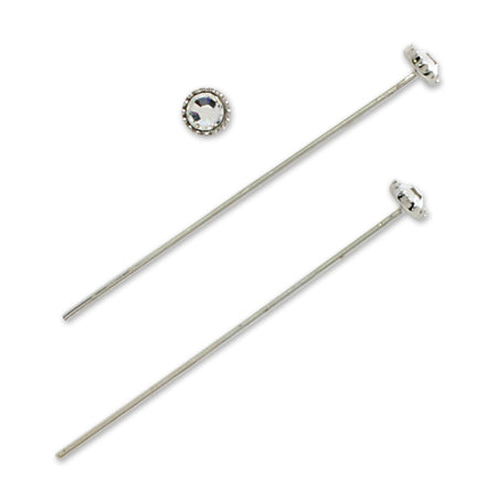 Design pin rhinestone crystal/RC