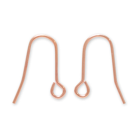 Stainless steel U-shaped earrings pink gold