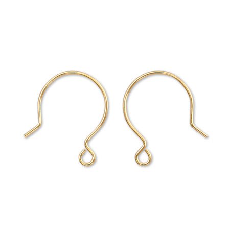 Earring hook No.L2 gold