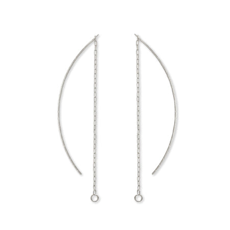 アメリカンピアスNo.L1 ロジウムカラー