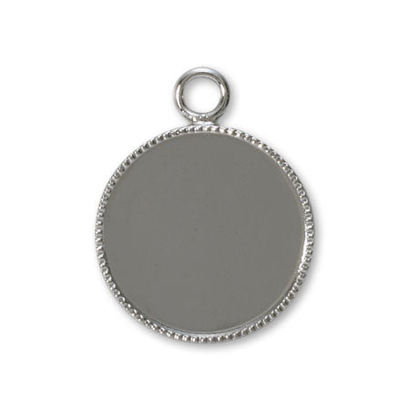 Mir dish (maru) Rodium color