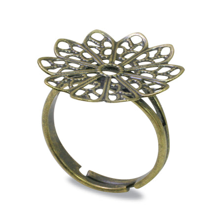 Ring stand, 10 petals of squash flower, Kanekobi