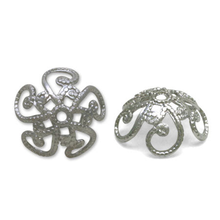 Flower seat No. 5 rhodium color