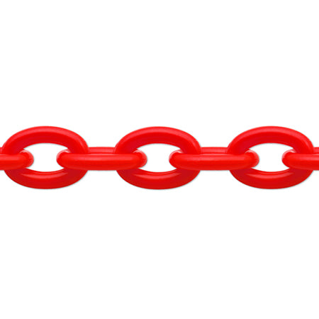 Plastic chain K-2 red
