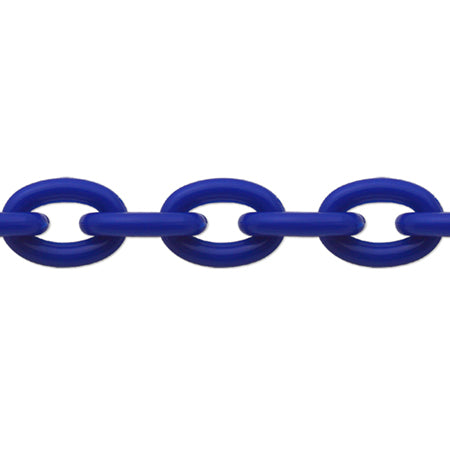 Plastic chain K-2 navy blue