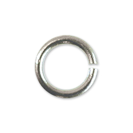 Jump ring rhodium color