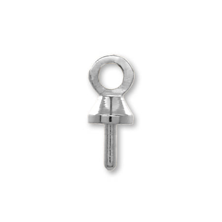 ヒートン No.4 ロジウムカラー