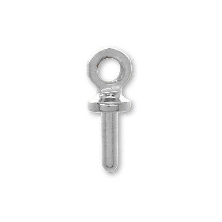 ヒートン No.6 ロジウムカラー