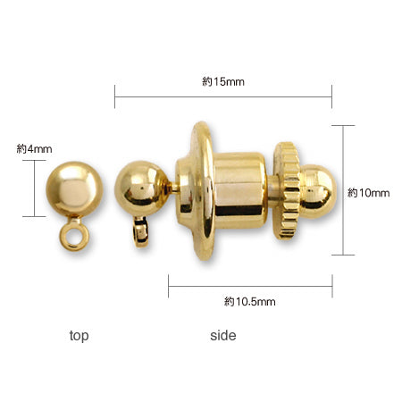 Tie tack set with ring rhodium color