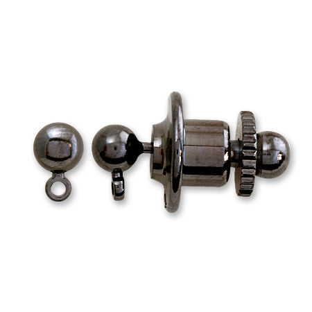 タイタックセット カン付 ブラック