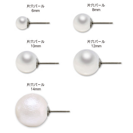 Earrings titanium core gold