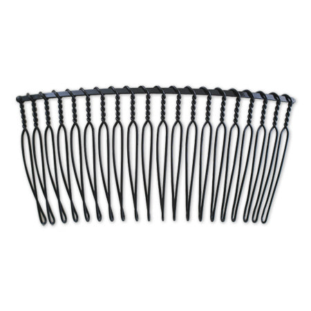 ヘア金具 コーム20山 ブラック