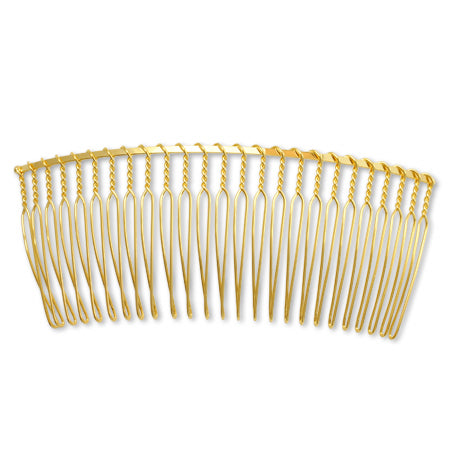 ヘア金具 コーム25山 ゴールド