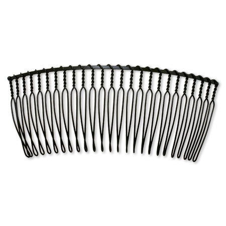 ヘア金具 コーム25山 ブラック