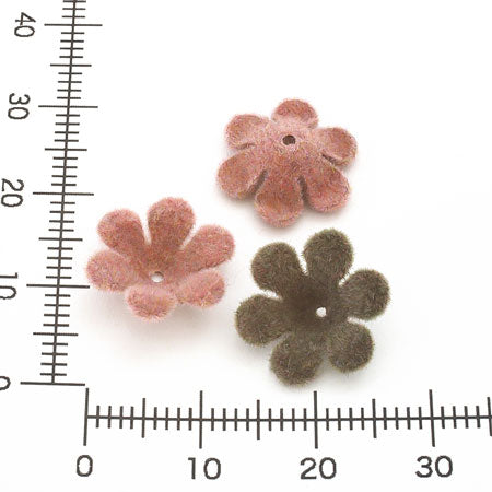 フロッキーパーツ 6弁花 オリーブ【アウトレット】