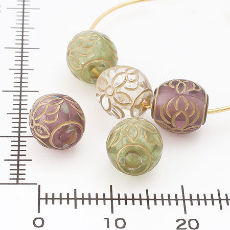 Acrylic German Maru Flower Ivy Green/G