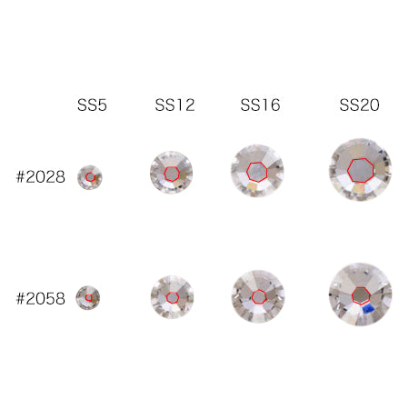 貴和クリスタル #2058/#2088 カプリブルー/F