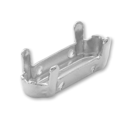 Rhodium color for stone seat