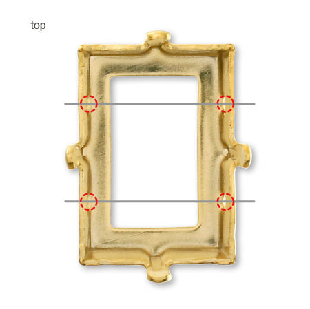 石座 #4527用 ロジウムカラー