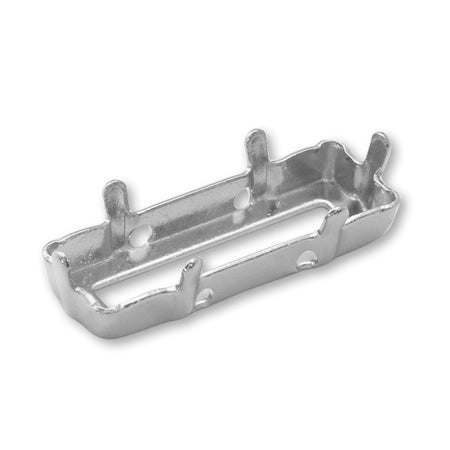 Rhodium color for stone seat