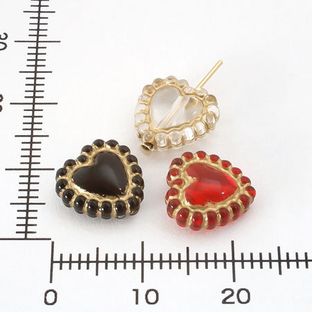 Acrylic heart / Black / g