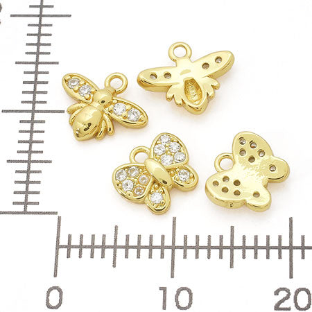 Charm Cubic Zirconia Butterfly Crystal/G