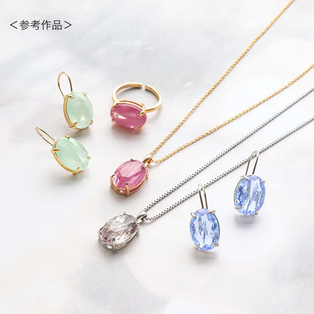 バチカン付石座 オーバル #4120用 ゴールド