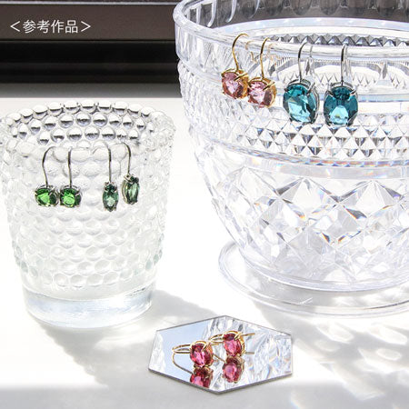 フックピアス 石座付ラウンド