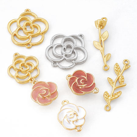 Charm Rose 1 ring Pink/G