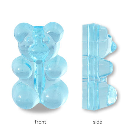 Acrylic beads bear light blue