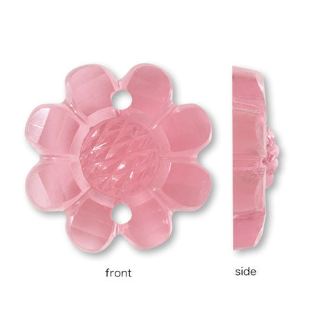 アクリル ドイツ製 デイジー2穴 クリアライム【アウトレット】