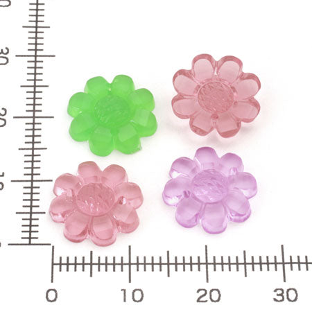 アクリル ドイツ製 デイジー2穴 ピーチブロッサム【アウトレット】