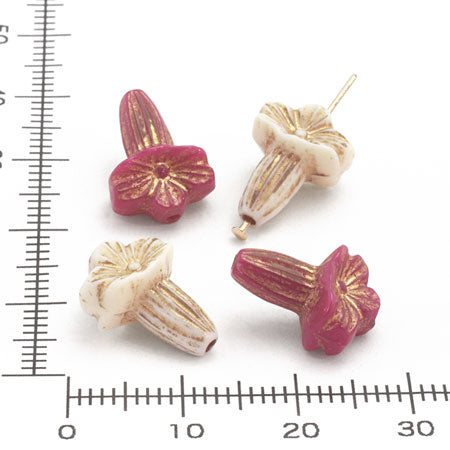 アクリル ドイツ製 花30 ベリーピンク/G