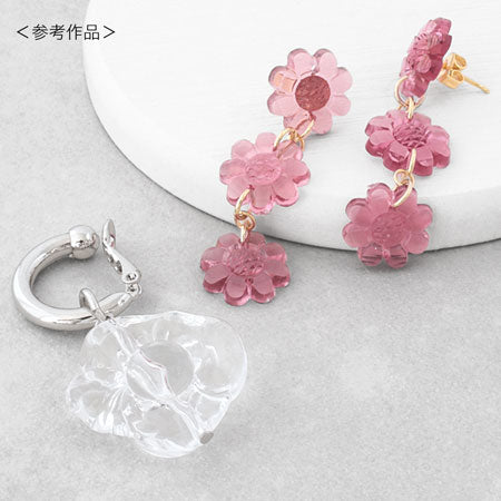 アクリル ドイツ製 デイジー2穴 クリアパープル【アウトレット】