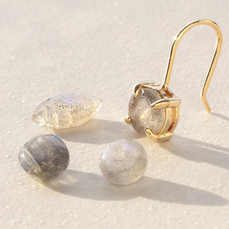 Natural stone loose Marquis Labradorite