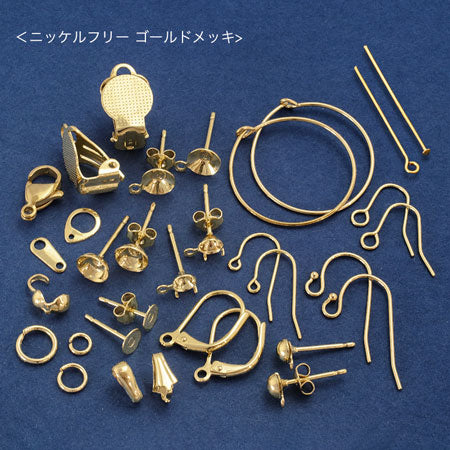 ステンレス 丸カン ゴールド(SUS316L)