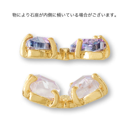チャーム バタフライ クリスタルAB