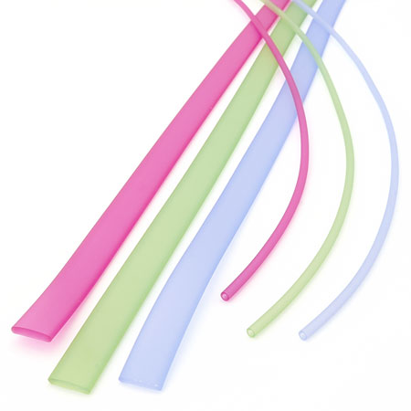 German made PVC cord tube magenta