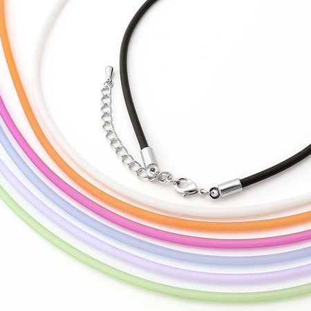 German made PVC cord tube magenta