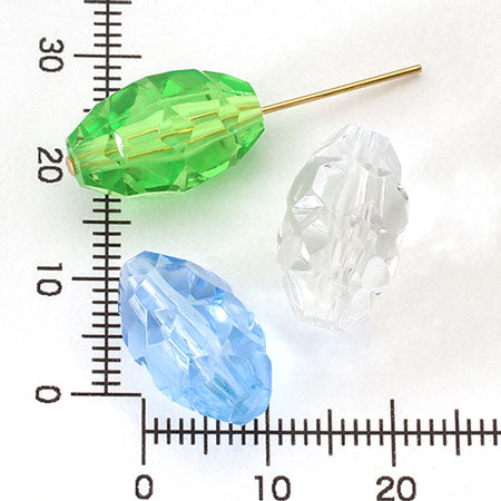 アクリル ドイツ製 ナツメファセット2 クリスタル